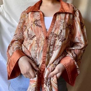 super psychedelic and bright button up shirt!